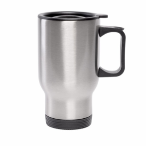14oz Silver Sublimation Travel Mugs