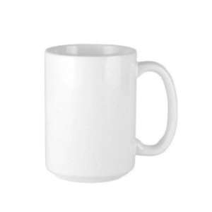 15oz White Sublimation Jumbo Mugs